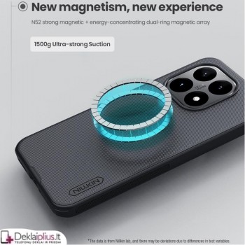 Nillkin Frosted shield  magsafe plastikinis dėklas - juodas (Xiaomi 15T)